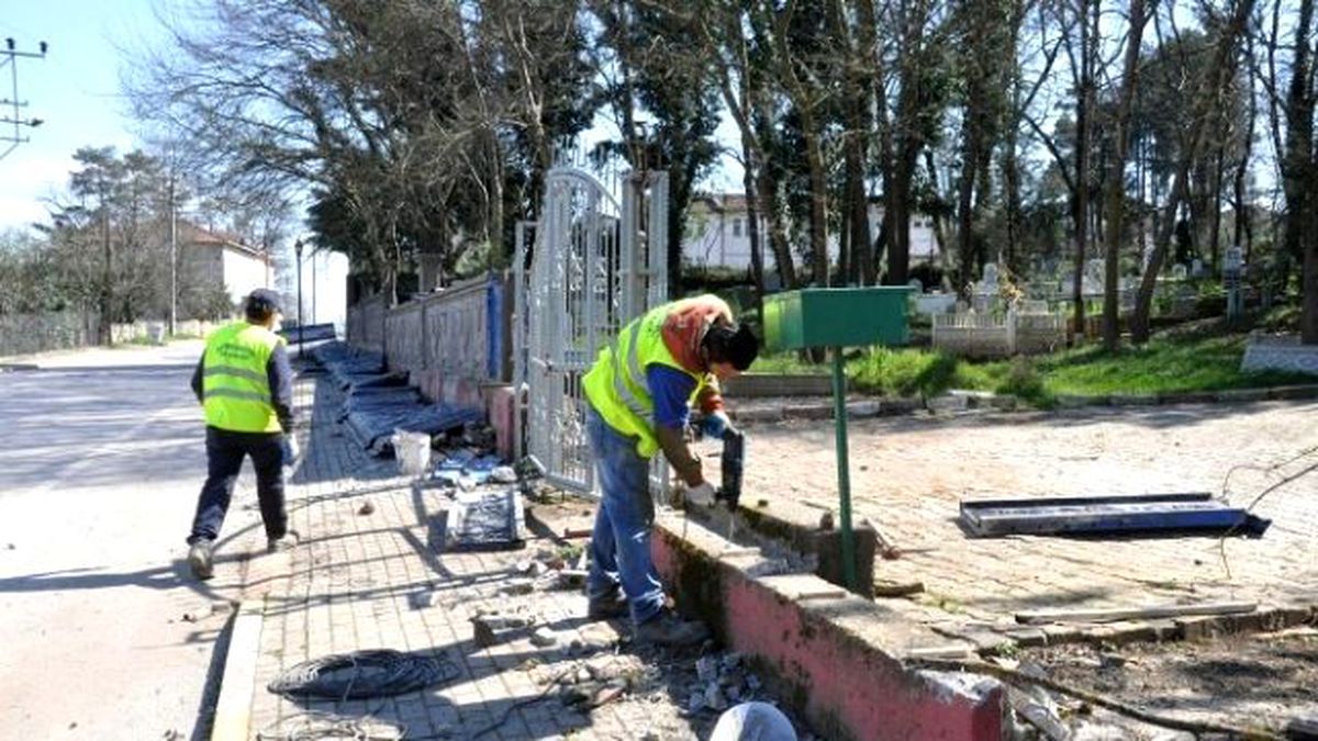 Derbent\'te Dekoratif Duvar Çalışmaları