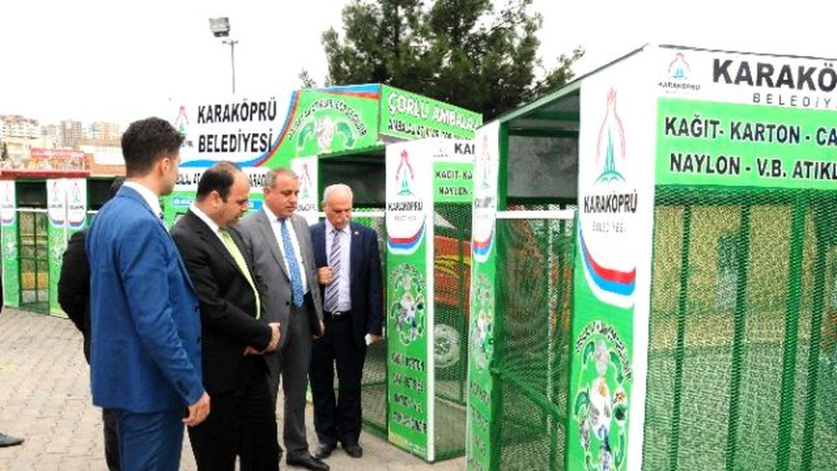 Karaköprü Belediyesi Geri Dönüşüm Projesi Gerçekleştirdi