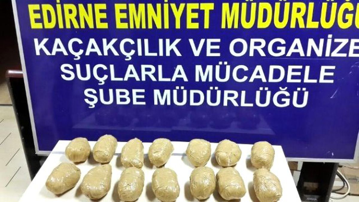 Organize Uyuşturucu Şebekesi Edirne\'de Çökertildi