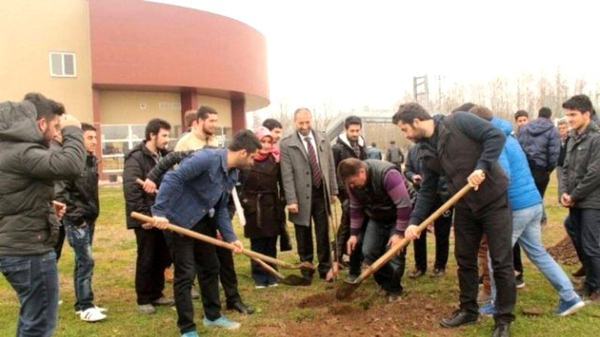 Terme Meslek Yüksekokulu Meyve Fidanı Dikim Etkinliği