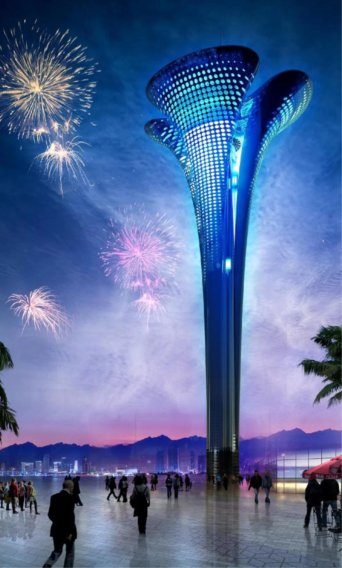 Türkiye\'nin Eyfel\'i Expo Kulesi 100.7 Metreye Yükseldi