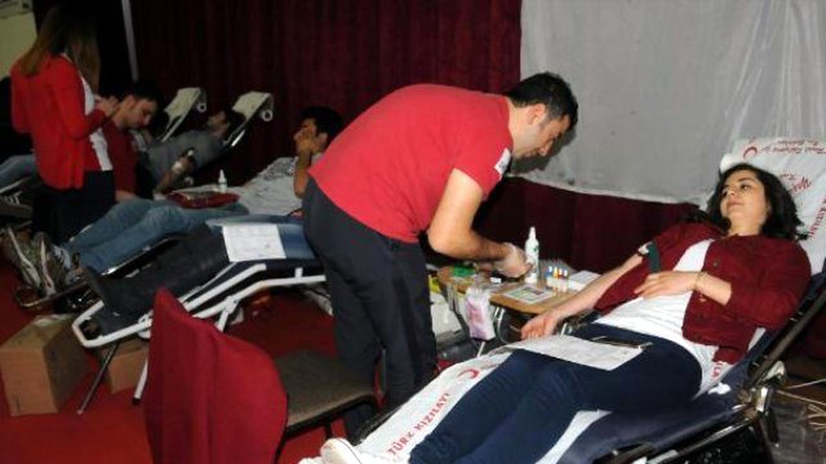 Üniversitede 1 Günde 1915 Ünite Kan Toplandı