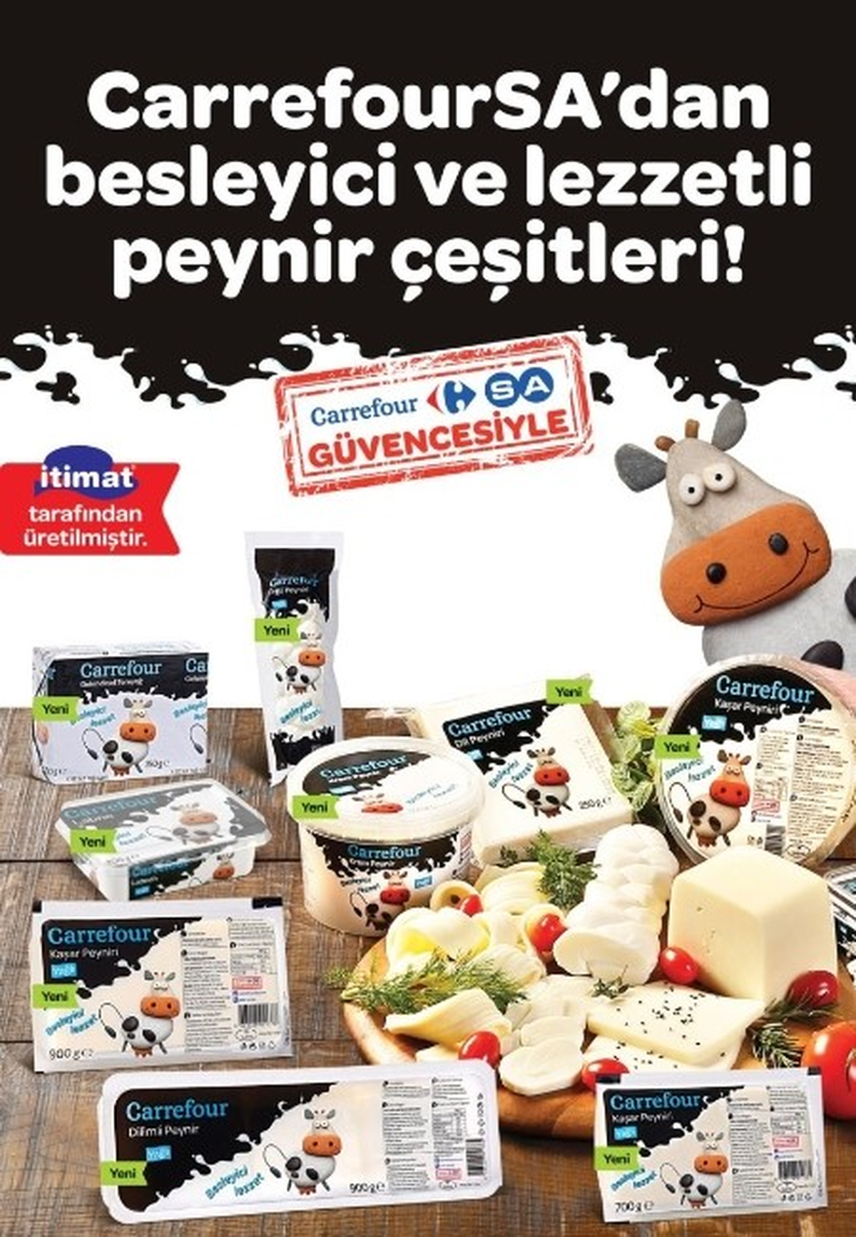 Carrefour Markalı Süt Ürünleri Ailesi Büyüyor