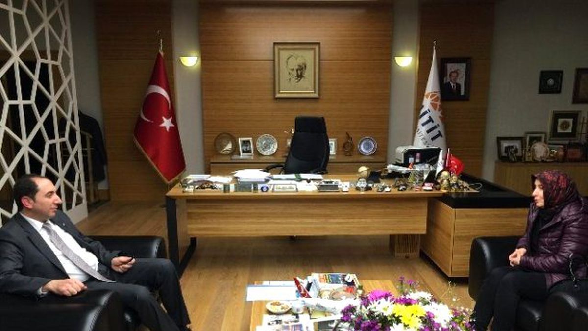 Çöpür\'den Rektör Alkan\'a Ziyaret