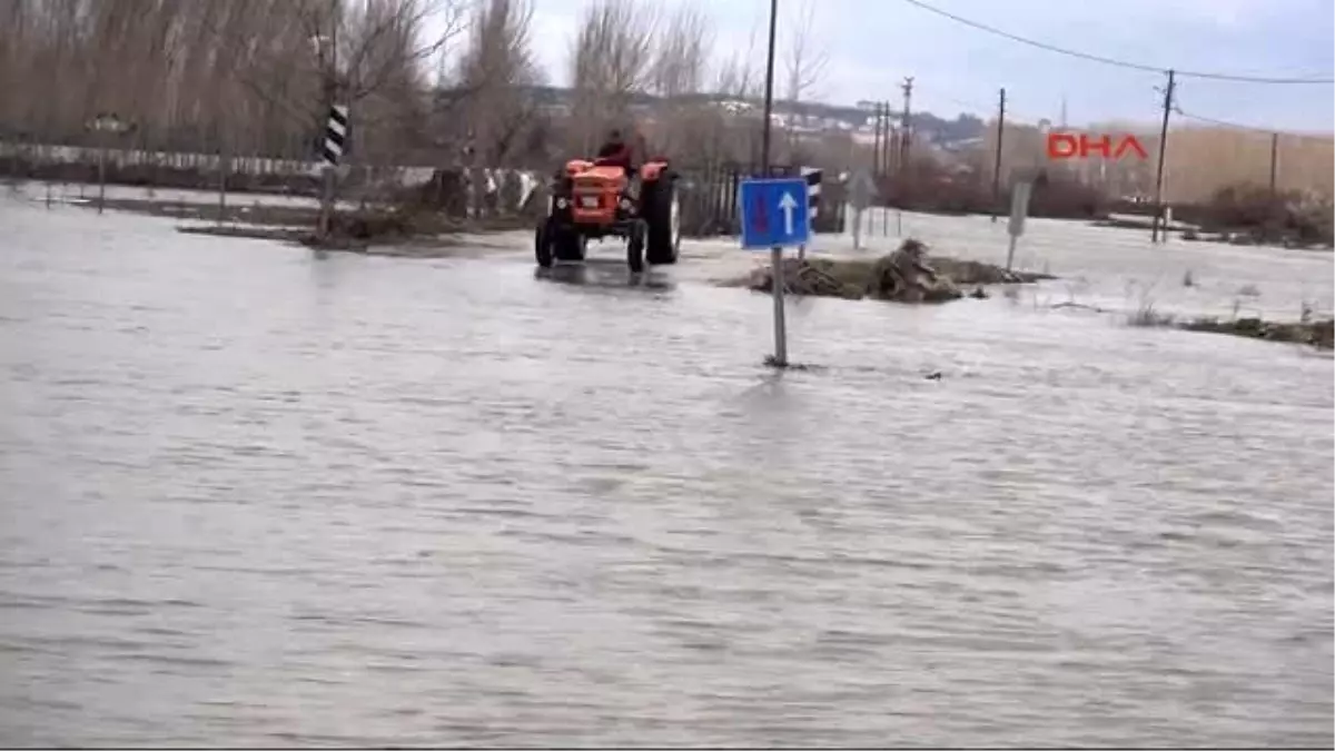 Edirne Taşkın Nedeniyle Köy Yolları Kapandı