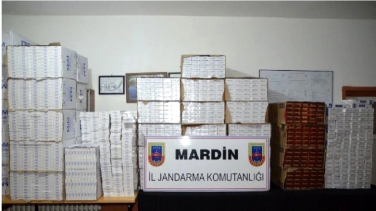 Mardin\'de 50 Bin Paket Kaçak Sigara Ele Geçirildi