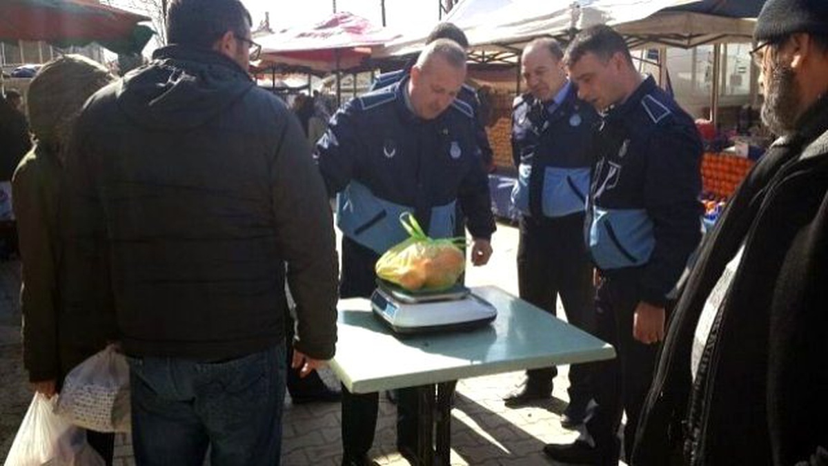 Saray Belediyesi Zabıta Ekiplerinden Pazar Denetimi