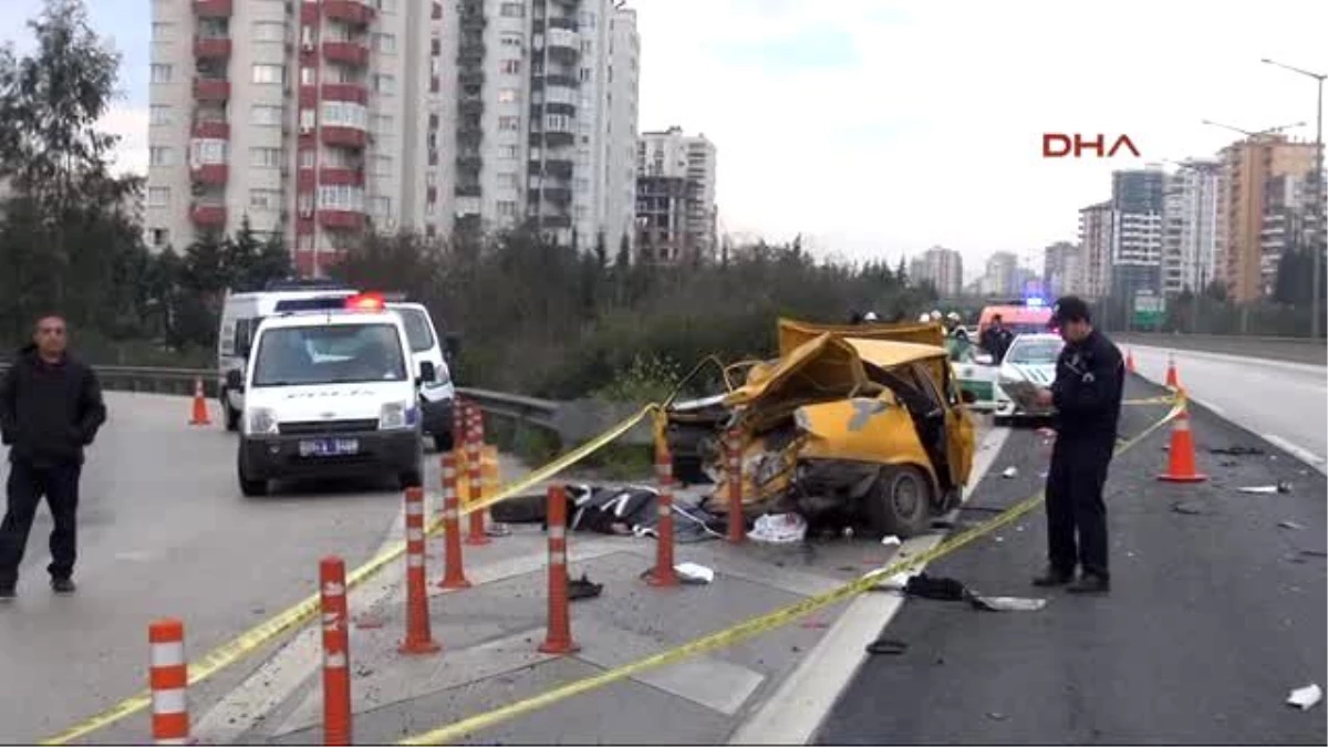 Adana - Tır, Otomobile Çarptı: 1 Ölü, 4 Yaralı