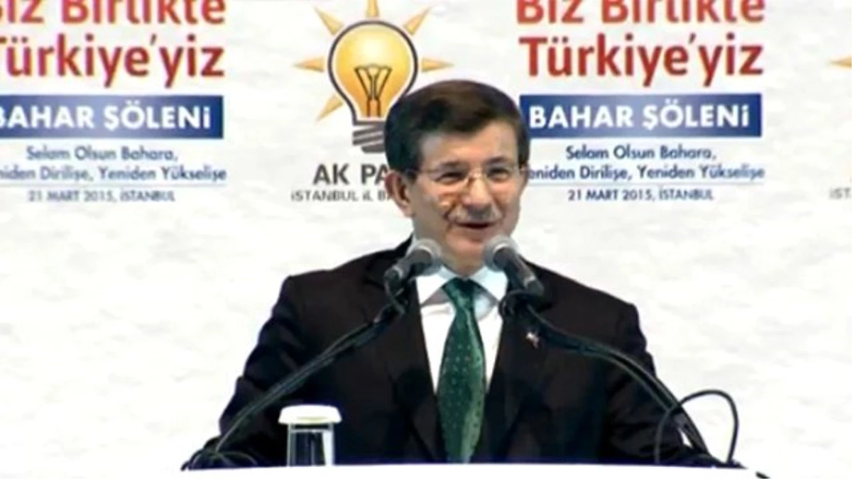 Başbakan Davutoğlu\'dan Silahları Gömelim Çağrısı