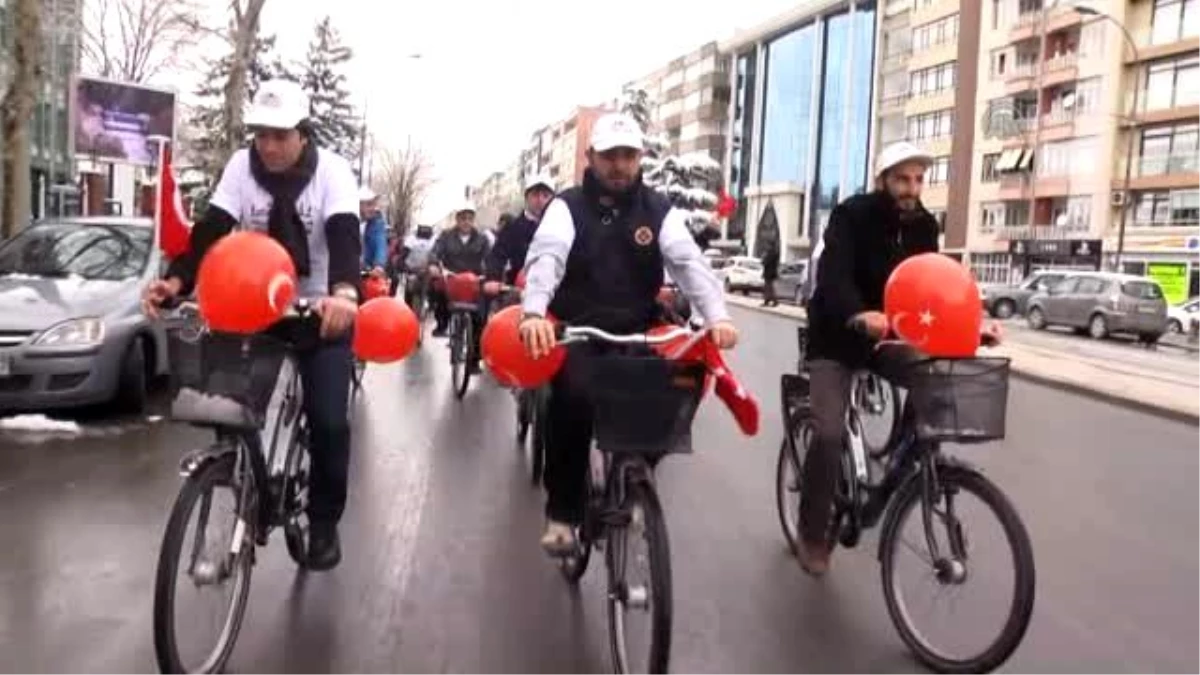 Çanakkale Şehitleri İçin Pedal Çevirdiler