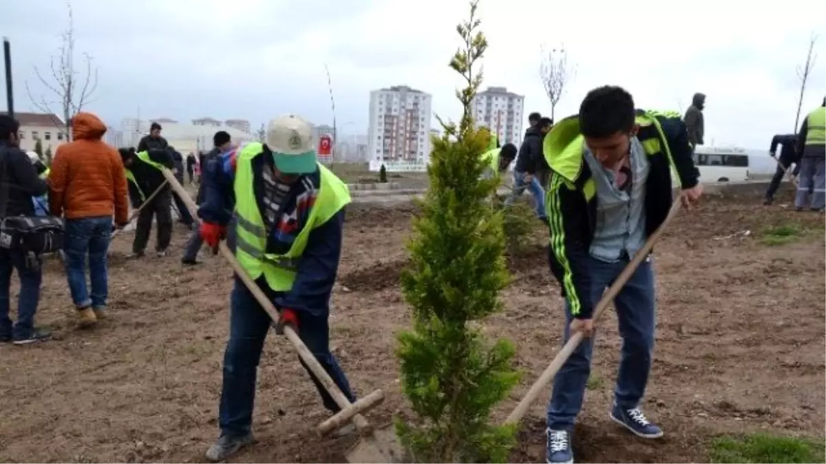 Erü\'ye \'Daha Yeşil Kampüs\' İçin 100 Fidan Dikildi