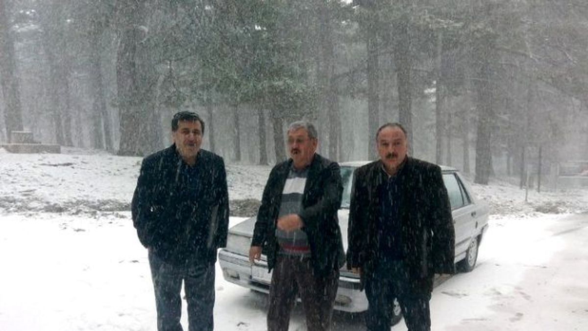 Kazdağları Beyaza Büründü