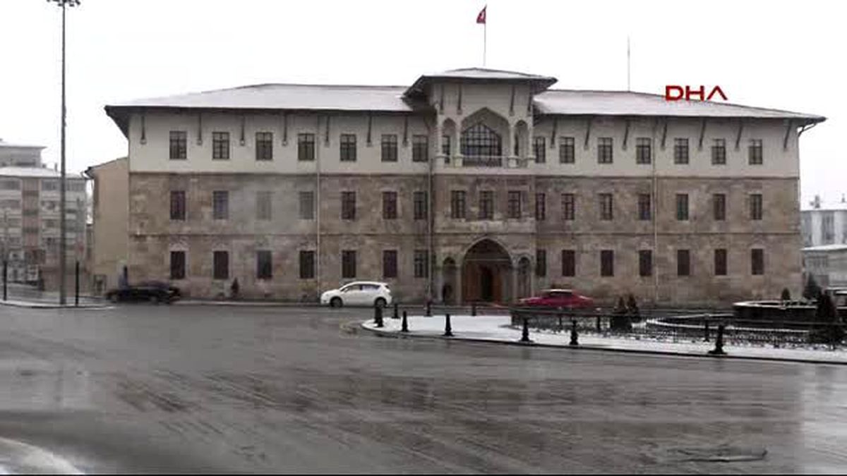 Sivas\'ta Kar Yağışı