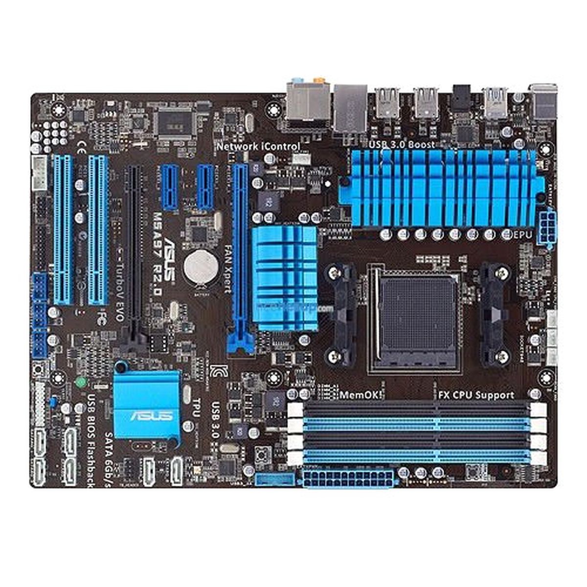 Asus M5a97 R2.0 Amd970 Ddr3 Glan+usb 3.0 16x