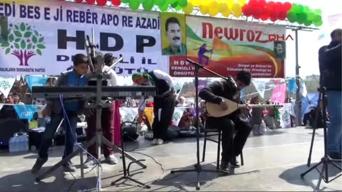 Denizli\'de Hdp\'liler Nevruzu Kutladı