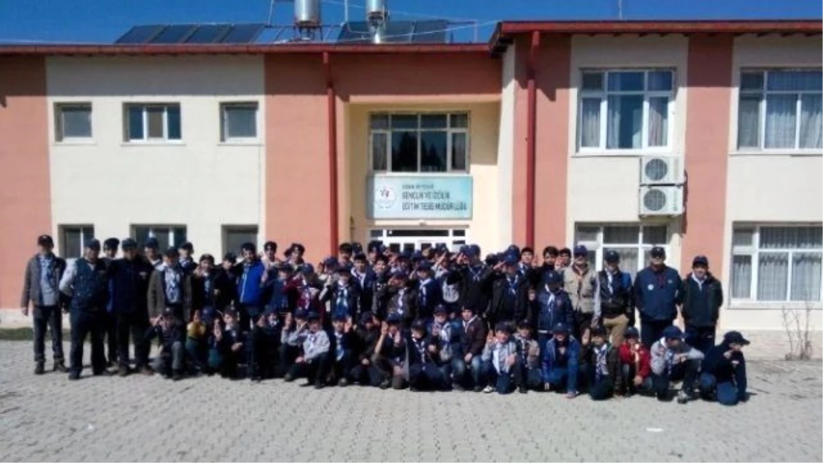 Beyşehir\'de İzcilik Eğitim Kampları Sürüyor