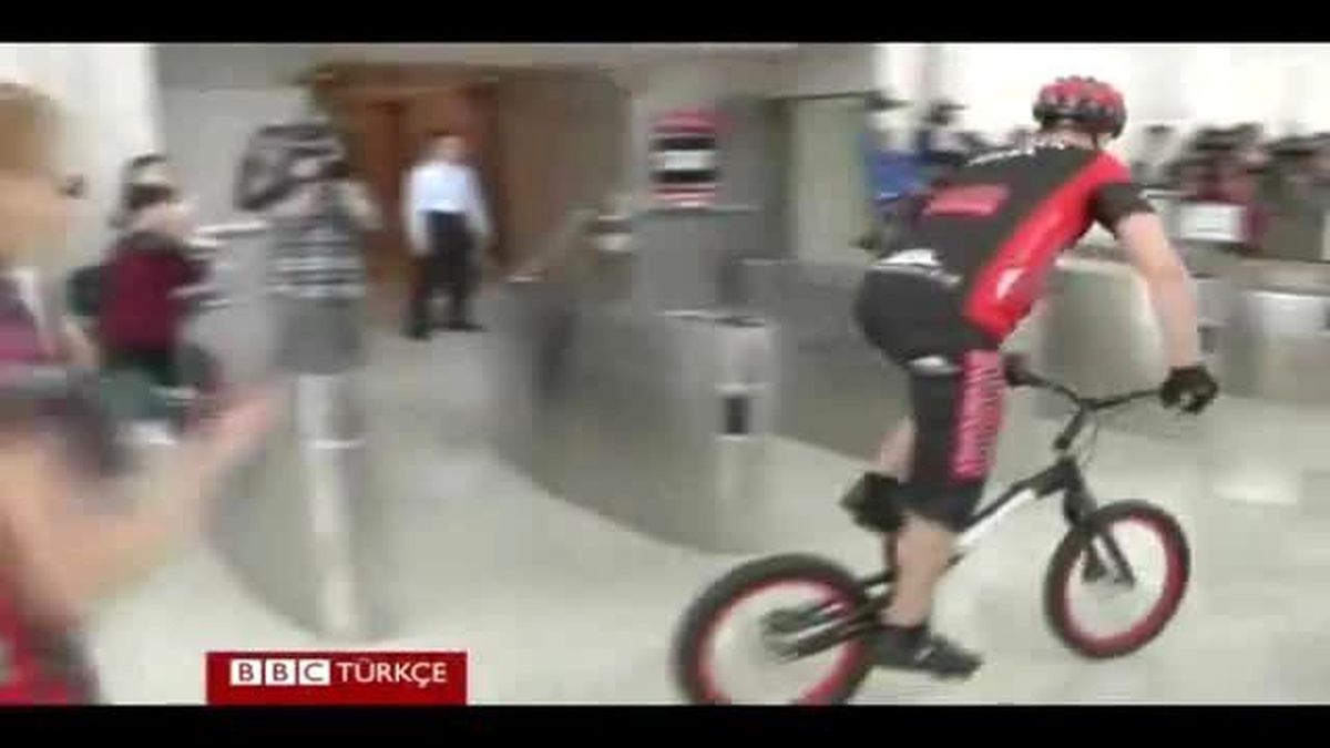 Bisikletle 3139 Merdiven Çıktı