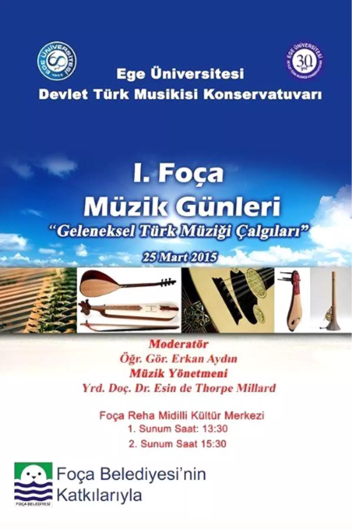 Foçalı Gençler ve Çocuklar, Geleneksel Türk Müziği Çalgılarını Tanıyacak