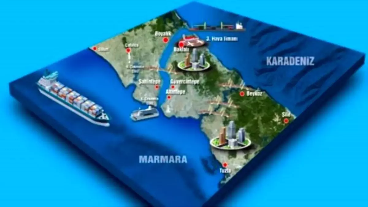 İşte Kanal İstanbul\'dan İlk Görsel