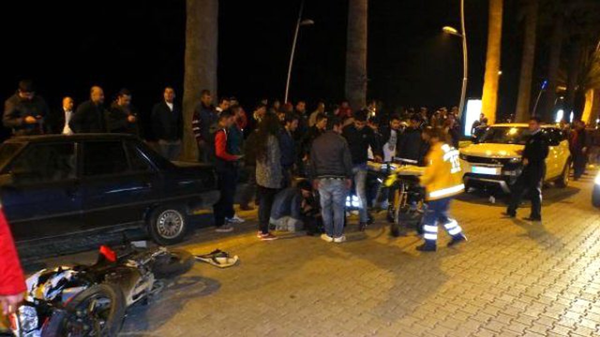Motosikletle Cip Çarpıştı: 2 Yaralı