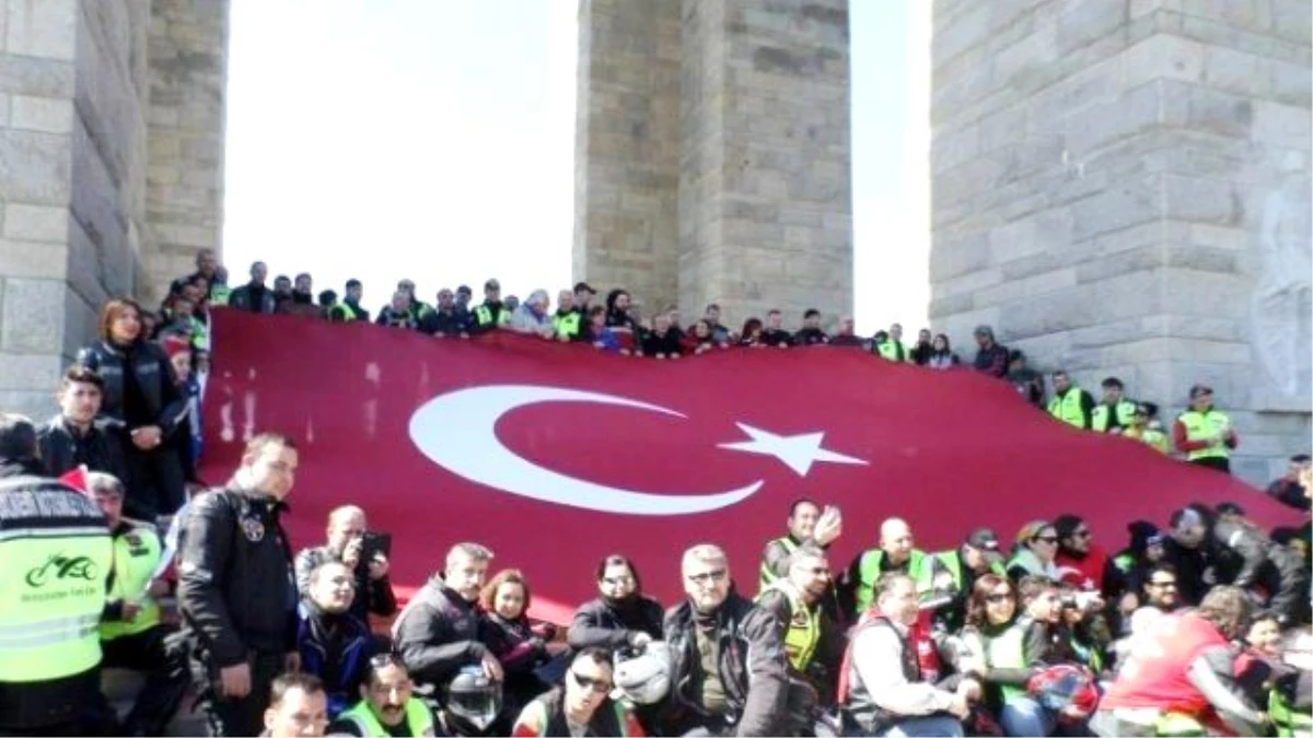 Mudayalı Motosikletçiler Çanakkaleye Çıkarma Yaptı