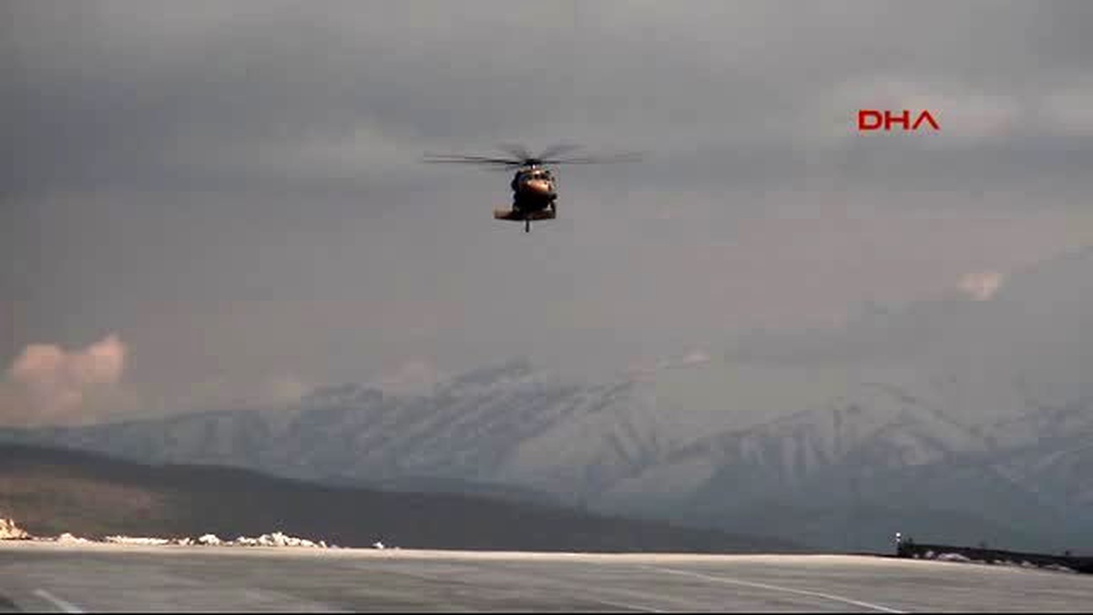Şırnak Askeri Helikopter 80 Yaşındaki Emine Nine İçin Havalandı
