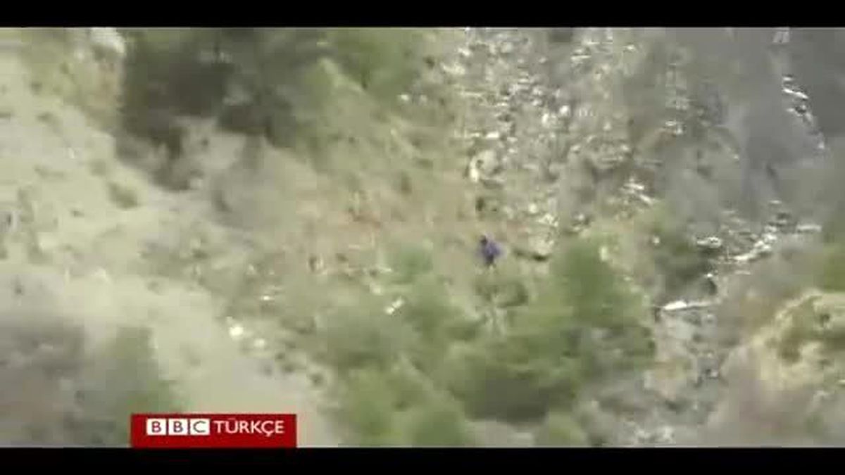 Düşen Germanwings Uçağının Enkazına Ulaşıldı