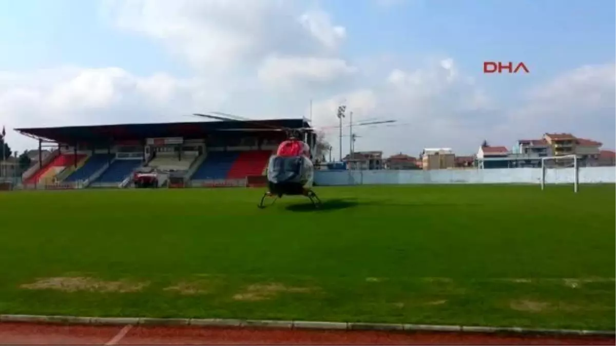 Düzce Zatürre Olan Hasta Helikopter Ambulansla İstanbul\'a Sevk Edildi