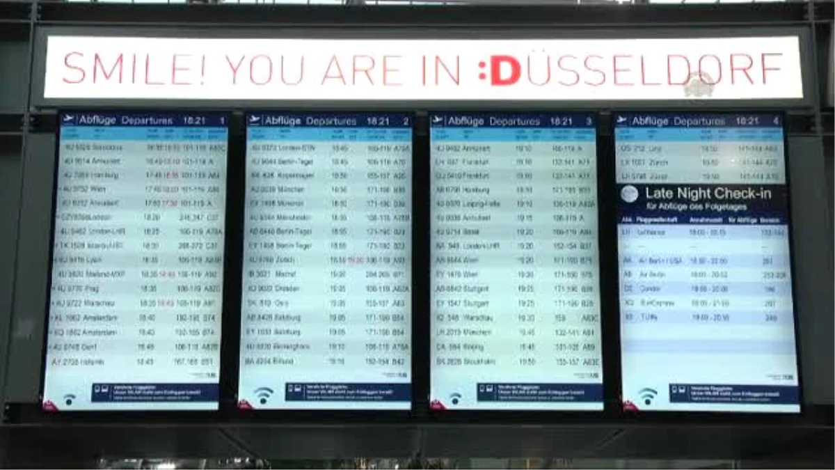 Fransa\'daki Uçak Kazası - Düsseldorf Uluslararası Havalimanı