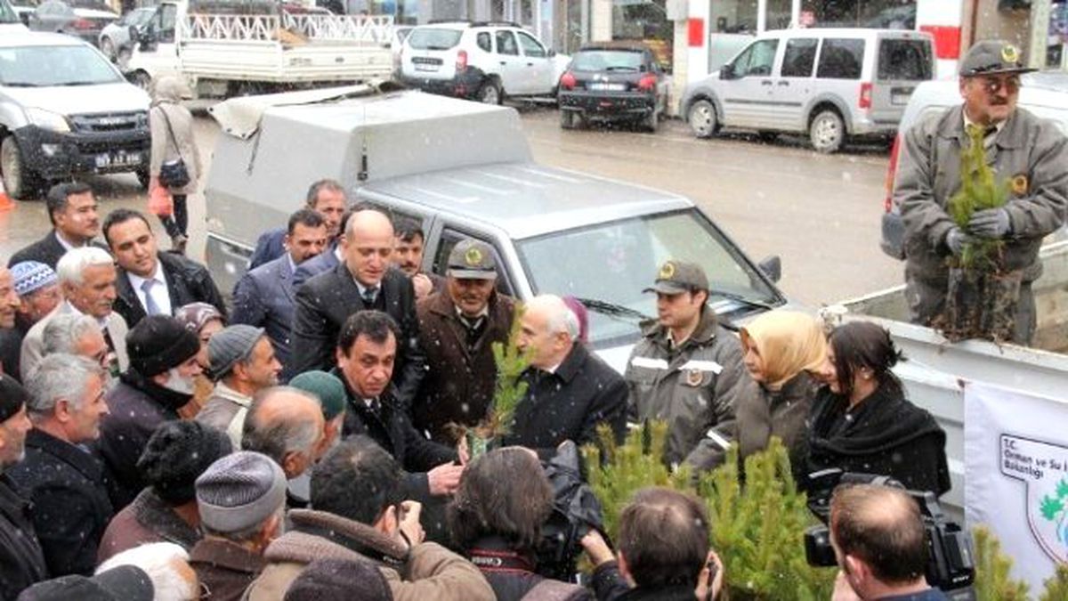 Orman Haftasında Bin Fidan Dağıtıldı