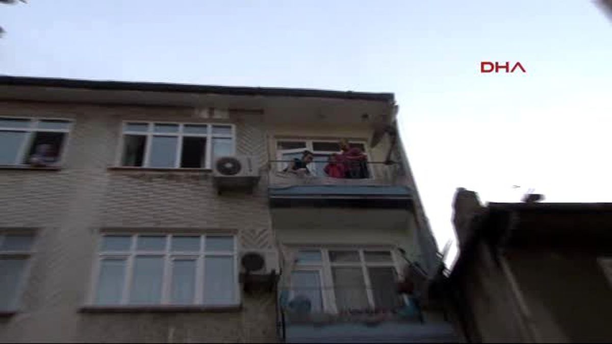 Yangın, Yaşlı Kadını Korkuttu...