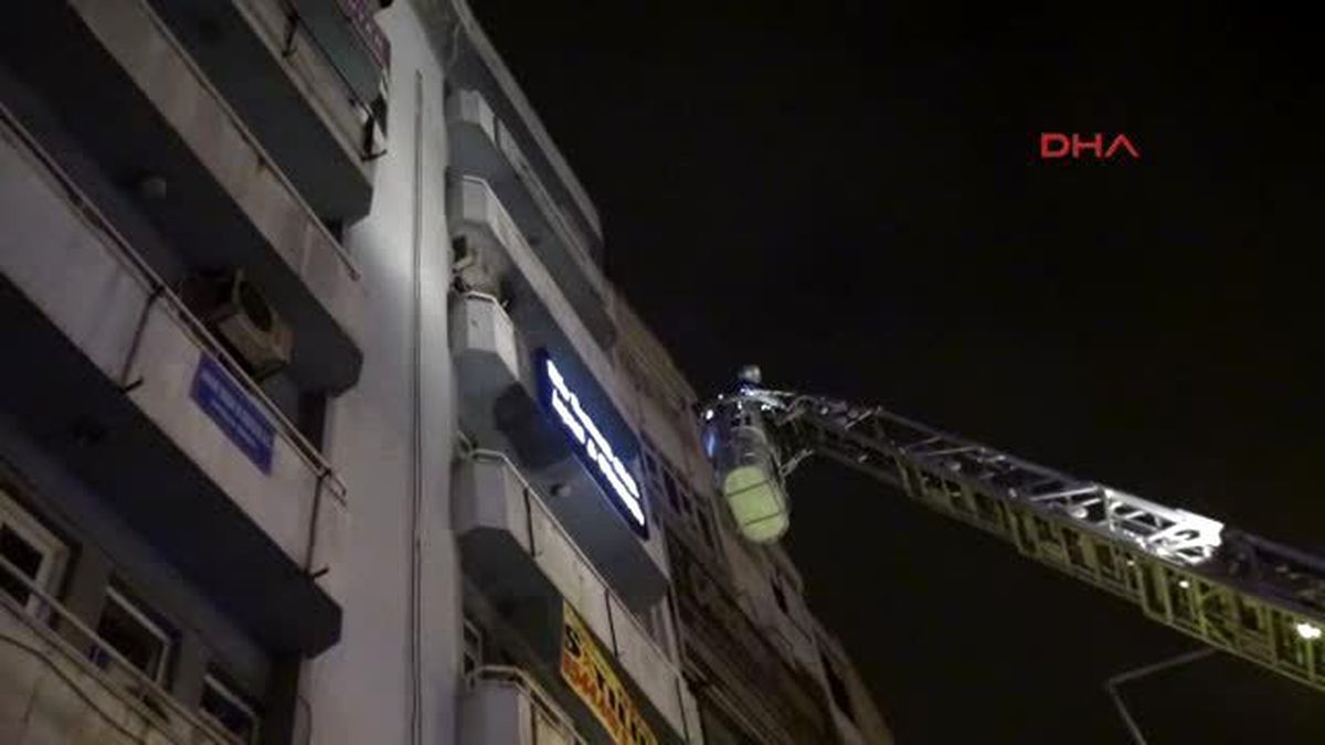 Antalya Havalandırma Boşluğunda Yangın