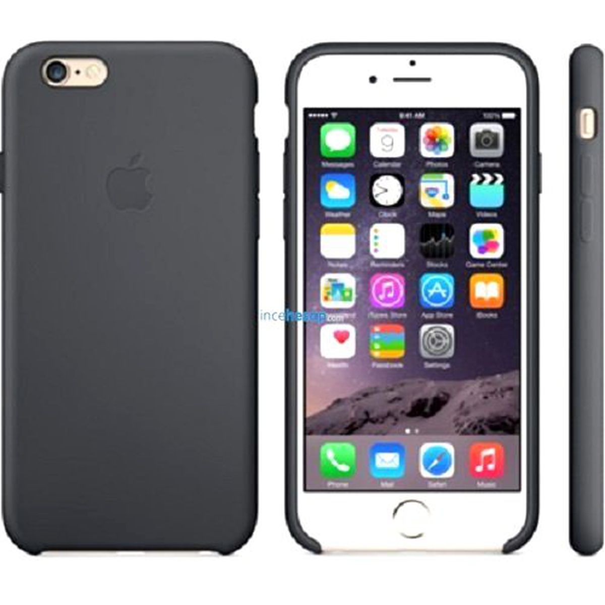 Apple İphone 6 Silikon Kılıf Siyah (Mgqf2zm/a)