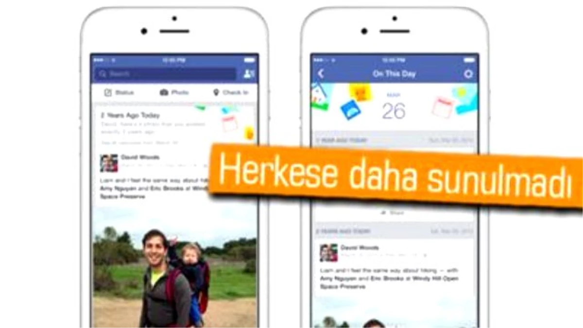 Facebook\'tan Yeni Özellik: Geçmişte Bugün