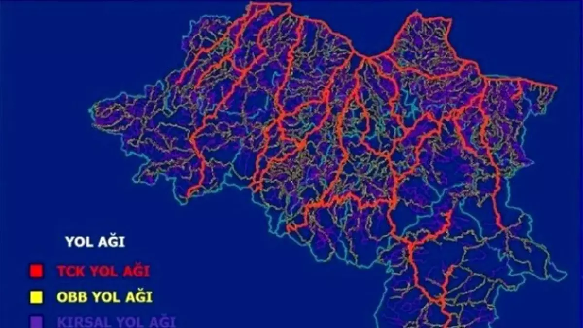 İşte Ordu\'nun Yol Ağı