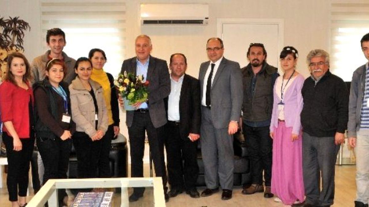 Kursiyerlerden Aesob Başkanı Sevimçok\'a Ziyaret