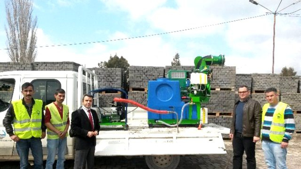 Söke Belediyesinde İki Yeni İlaçlama Makinesi