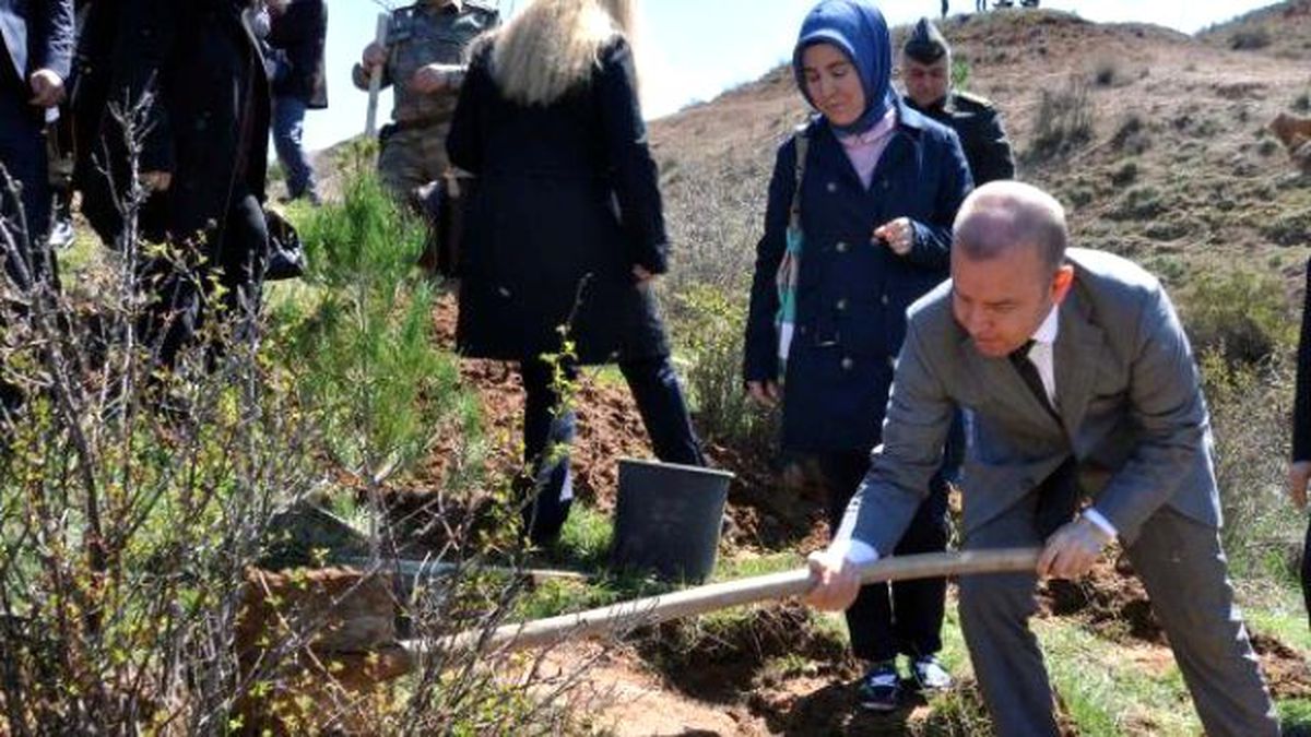 Adıyaman\'da 1500 Fidan Dikildi