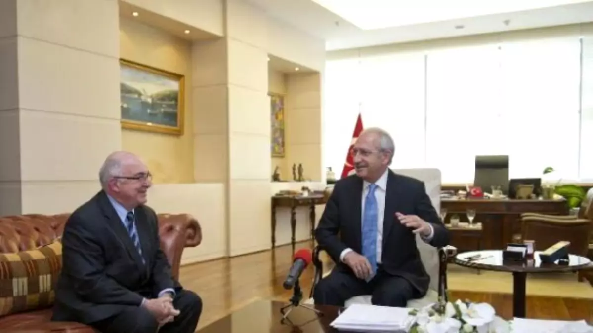 CHP Lideri Kılıçdaroğlu, Kemal Derviş ile Görüştü