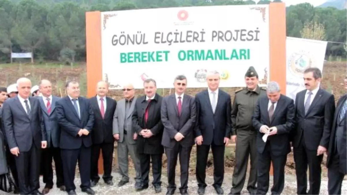 Manisa\'da Gönül Elçileri Bereket Ormanı Kuruldu