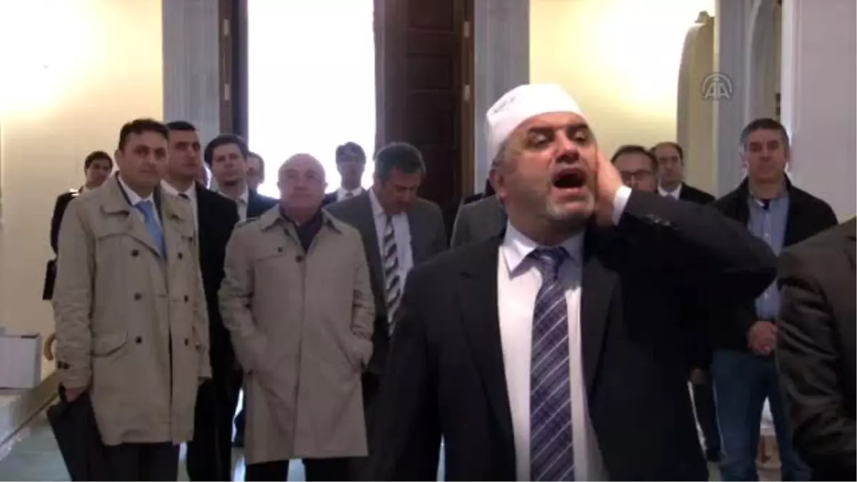 TBMM Başkanı Çiçek, ABD\'de Cami İnşaatını Gezdi