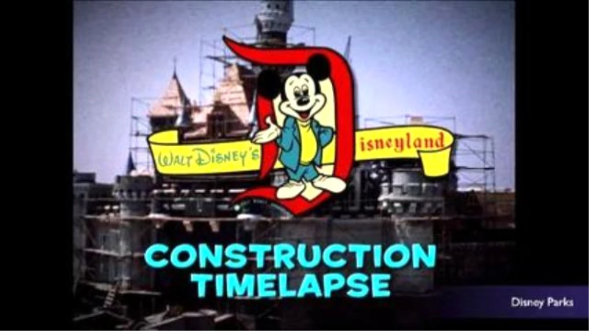 Video Shows Disneyland Construction İn One Minute