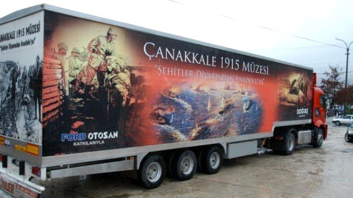 Çanakkale 1915 Seddülbahir Özel Müzesi Tırı" Kahramanmaraş\'a Geliyor