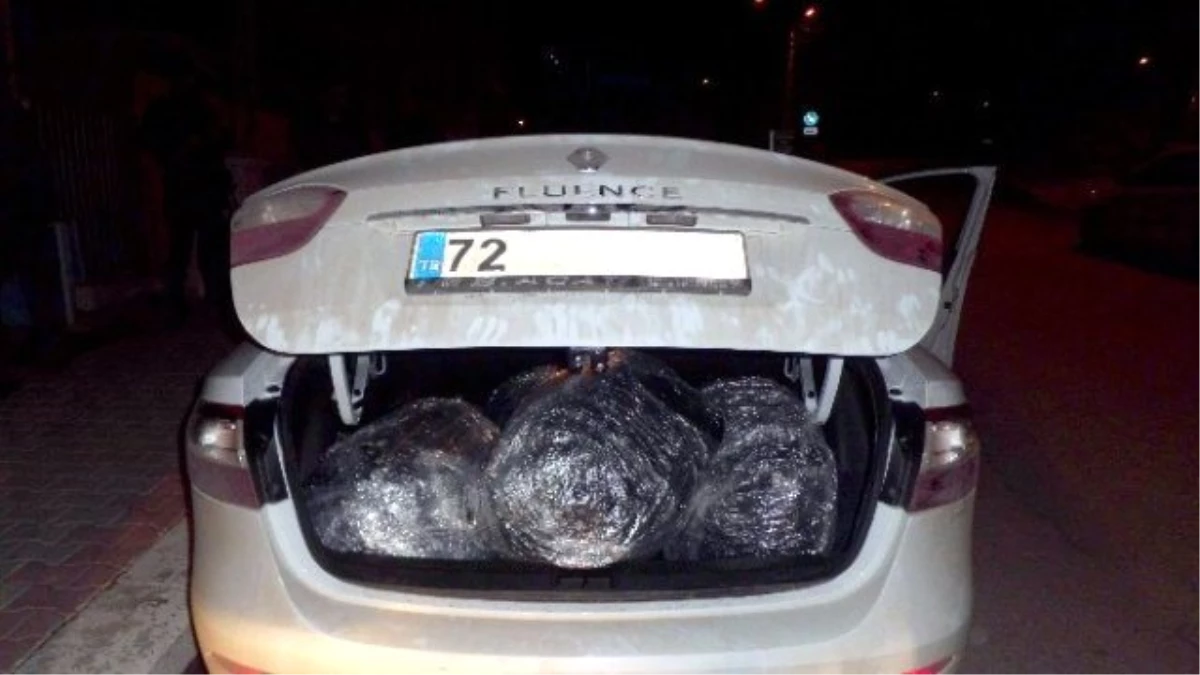 Erzincan\'da 42 Kilo Kubar Esrar Ele Geçirildi