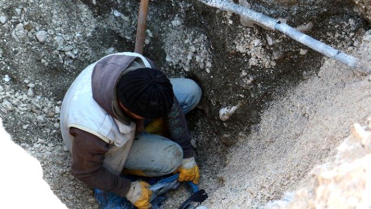 Kömürcüler Sitesine 20 Yıl Sonra Kanalizasyon Geldi