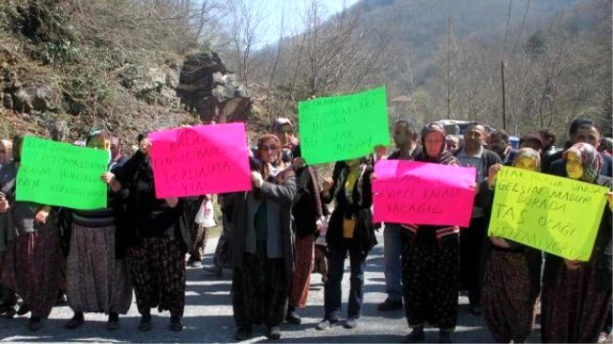 Köylülerin İstemediği Taş Ocağı İçin Durdurma Kararı