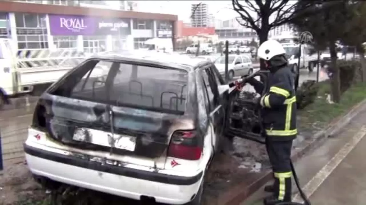 Lpg'li Otomobil Yandı: 1 Yaralı