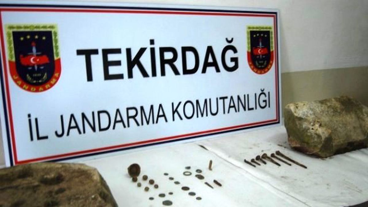 Malkara\'da 42 Parça Tarihi Eser Bulundu