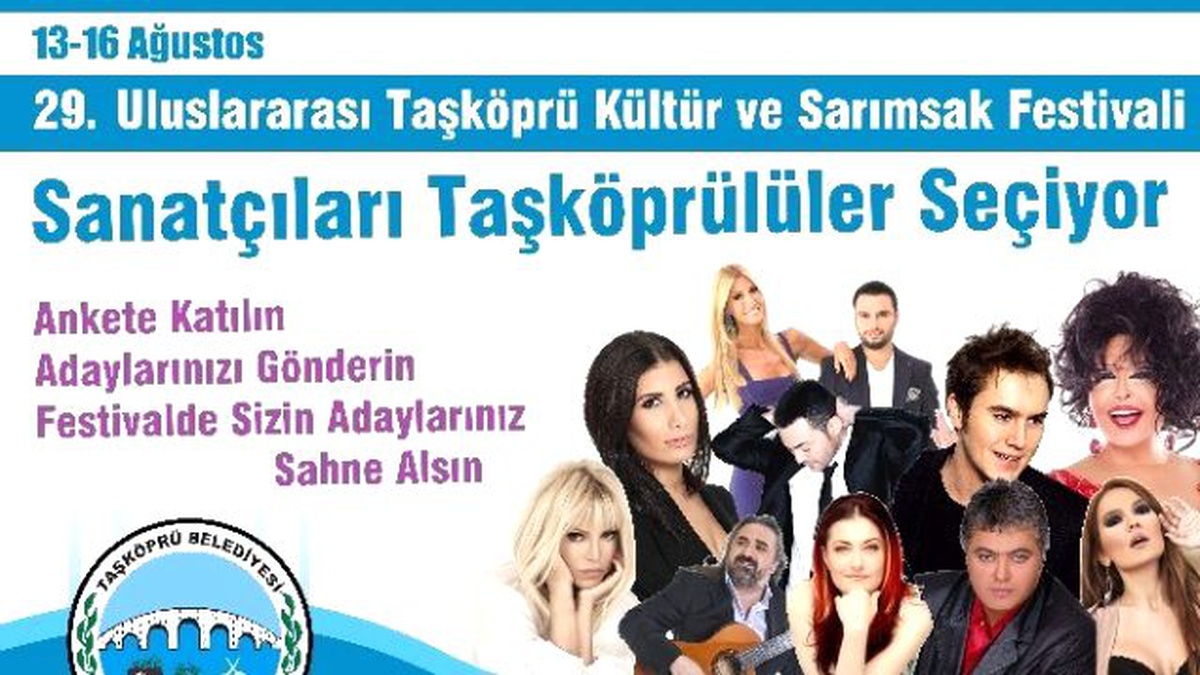 Sarımsak Festivali, Sanatçı Anketi Başladı