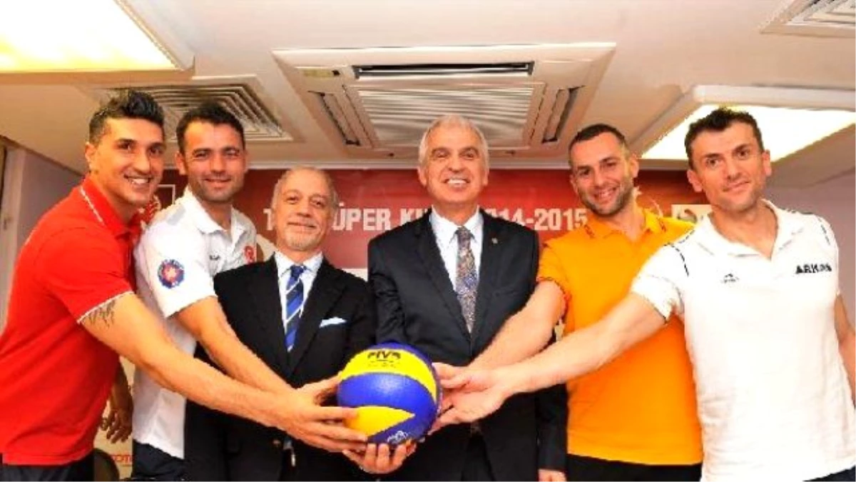 Voleybol\'da Erkekler Süper Kupa Dörtlü Finali Basın Toplantısı Yapıldı